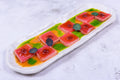 Tuna tataki with tomato ponzu